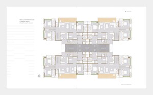 Floor Plan in 4 BHK Apartment at Raamah Ellemento, Sevasi – for Sale