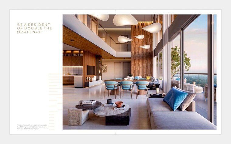 Living Room, raamah-ellemento 4 Bedroom 2834 Sq.Ft. Apartment In Sevasi Vadodara 10503475