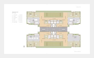 Floor Plan in 4 BHK Apartment at Raamah Ellemento, Sevasi – for Sale