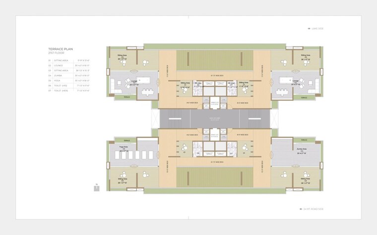 Floor Plan, raamah-ellemento 4 Bedroom 2834 Sq.Ft. Apartment In Sevasi Vadodara 10503475