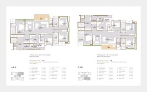Floor Plan in 4 BHK Apartment at Raamah Ellemento, Sevasi – for Sale