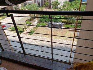 Balcony in 2 BHK Apartment at Runwal Eirene Phase 2, Balkum Pada – for Rent