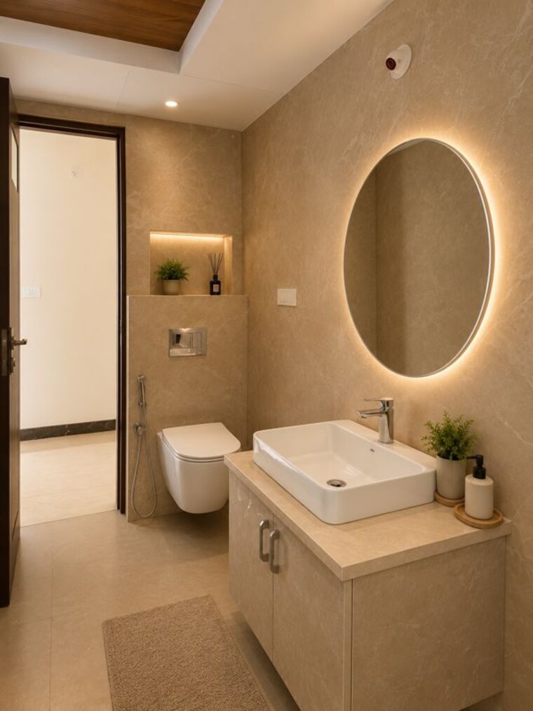 Bathroom, safah-eminence 3 Bedroom 1702 Sq.Ft. Apartment In Banjara Hills Hyderabad 10523720