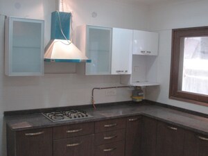 Kitchen in 3 BHK Builder Floor at Pamposh Enclave – for Rent