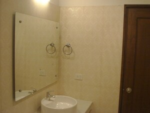 Bathroom in 3 BHK Builder Floor at Pamposh Enclave – for Rent