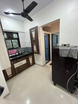 Kitchen in 1 RK Apartment at Naupada – for Rent