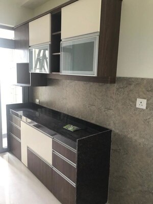 Kitchen in 3 BHK Apartment at Sheth Auris Serenity Tower 3, Malad West – for Rent