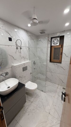 Bathroom in 3 BHK Builder Floor at Sector 22 – for Rent