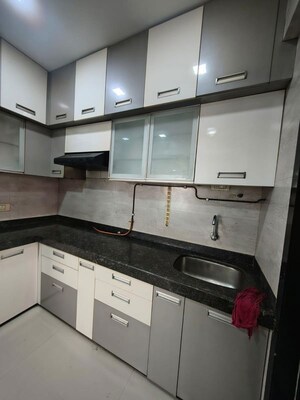 Kitchen in 3 BHK Apartment at Shree Ambika Heritage, Kharghar – for Rent