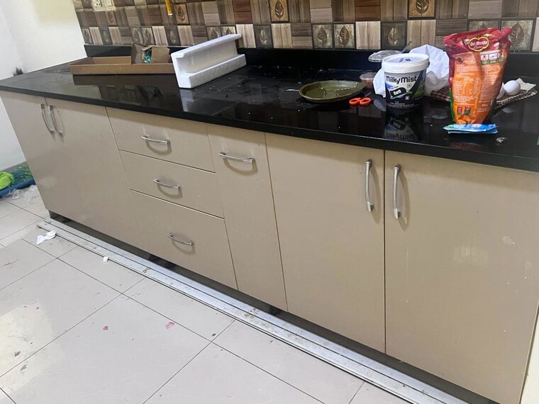 Kitchen, mantri-webcity 3 Bedroom 1550 Sq.Ft. Apartment In Hennur Bangalore 10523859
