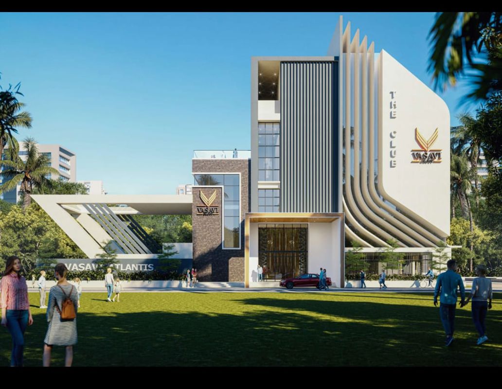 2 BHK + Servant Room,Study Room,Extra Room,Basement,Store Room 1250 Sq.Ft. Apartment in Vasavi Atlantis