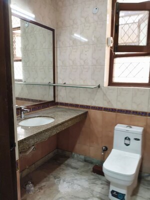 Bathroom in 3 BHK Independent House at RWA Apartments Sector 41, Sector 41 – for Rent
