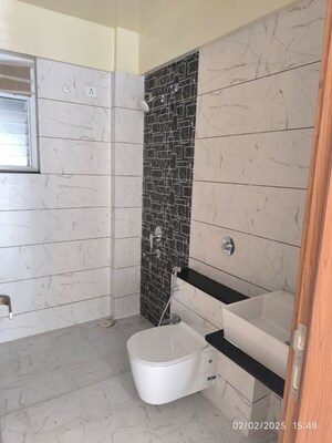 Bathroom in 2 BHK Apartment at Majestique Marbella Phase 1, Kharadi – for Rent