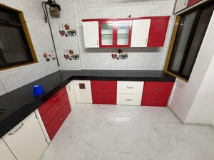Kitchen in 1 BHK Apartment at Champak Apartment 59, Vasant Vihar – for Rent