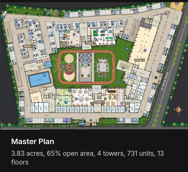 Master Plan, vardhman-kings-court 2 Bedroom 1190 Sq.Ft. Apartment In Vaishali Nagar Jaipur 10524198