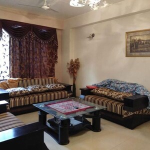 Living Room in 3 BHK Apartment at Shri Balaji Residency, Indrapuram – for Rent