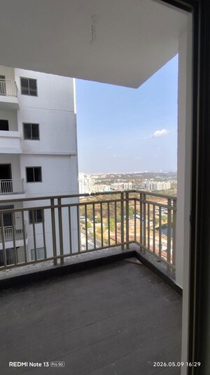 Balcony in 3 BHK Apartment at Hallmark Treasor, Narsingi – for Sale