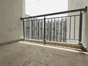Balcony in 3 BHK Apartment at Godrej Emerald, Ghodbunder Road – for Rent