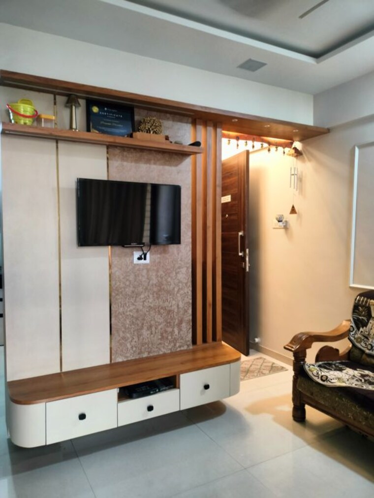 Living Room, kiran-sufal 2 Bedroom 727 Sq.Ft. Apartment In Wakad Pune 10522069