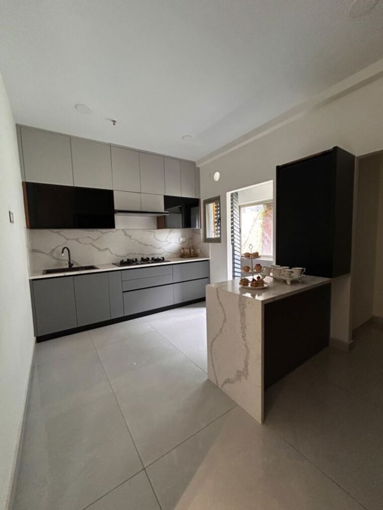 Kitchen, hallmark-treasor 3 Bedroom 1765 Sq.Ft. Apartment In Narsingi Hyderabad 10524318
