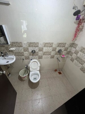 Bathroom in 3 BHK Apartment at Mahakali Kalika Heights, Panch Pakhadi – for Rent