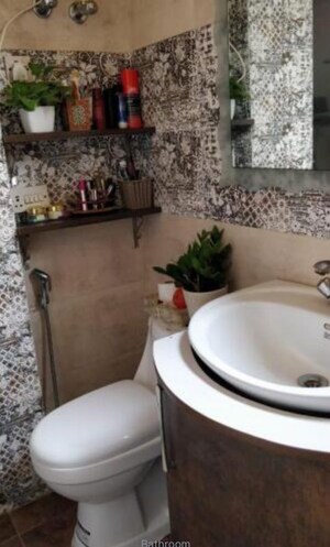 Bathroom in 3 BHK Builder Floor at East Of Kailash – for Rent