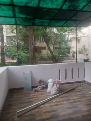 Balcony in 3 BHK Apartment at Vasant Kunj – for Rent