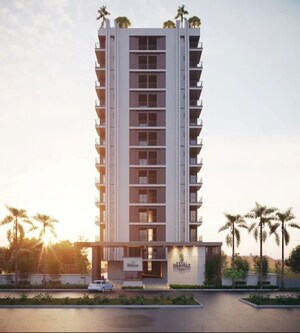 2 BHK Apartment – Exterior View View at Ganga Royal Gravitaz, Gandhi Path - for Sale