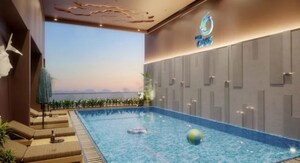 Swimming Pool in 2 BHK Apartment at Ganga Royal Gravitaz, Gandhi Path – for Sale