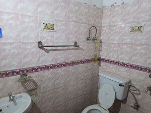 Bathroom in 1 RK Builder Floor at Palam Vihar – for Rent