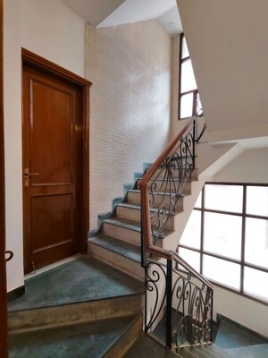 Staircase in 3 BHK Builder Floor at Nehru Enclave – for Rent