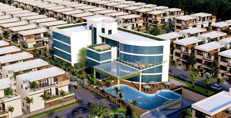 Exterior View, mokila 5 Bedroom 3277 Sq.Ft. Villa In Mokila Hyderabad 10524605