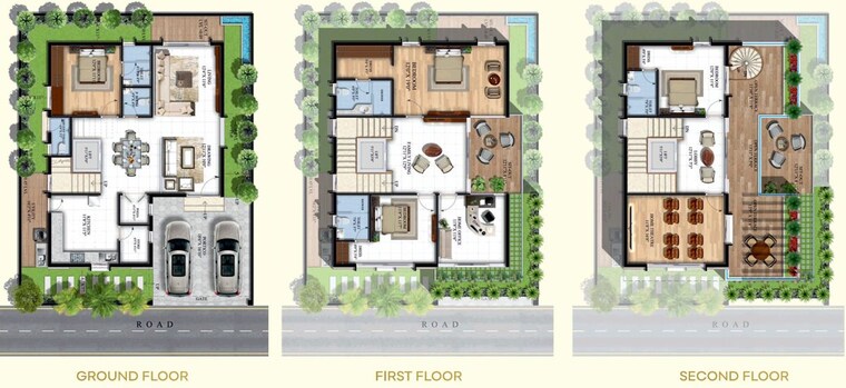 Master Plan, mokila 5 Bedroom 3277 Sq.Ft. Villa In Mokila Hyderabad 10524605