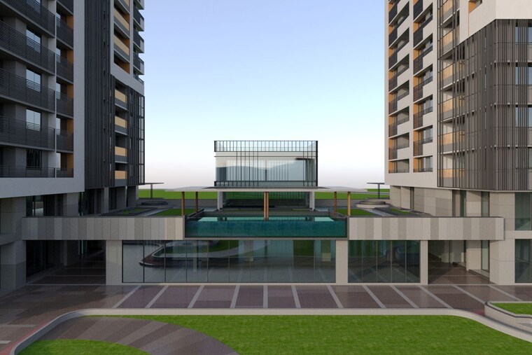Exterior View, ag-highline 4 Bedroom 3800 Sq.Ft. Apartment In Gota Ahmedabad 10519024
