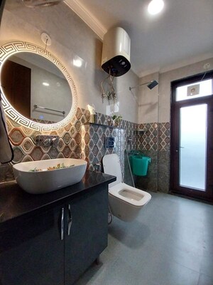 Bathroom in 2 BHK Builder Floor at Sector 22 – for Rent