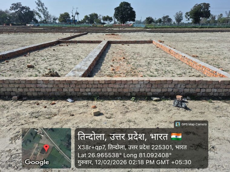 Map Location, tindola  1000 Sq.Ft. Plot In Tindola Barabanki 10524681