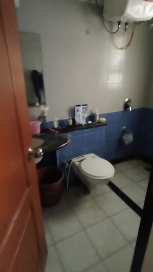 Washroom in 3 BHK Apartment at Zircon Ventures CHS Ltd, Viman Nagar – for Rent