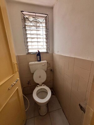 Bathroom in 1 BHK Apartment at Shahenshah CHS, Koregaon Park – for Rent