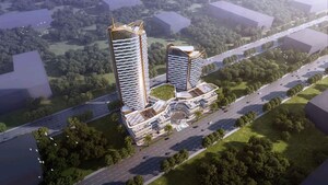  Shop – Exterior View View at Migsun Alpha Central, Alpha Ii Greater Noida - for Sale