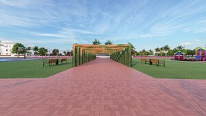  Plot – Exterior View View at AK Green Park City, Gosainganj - for Sale