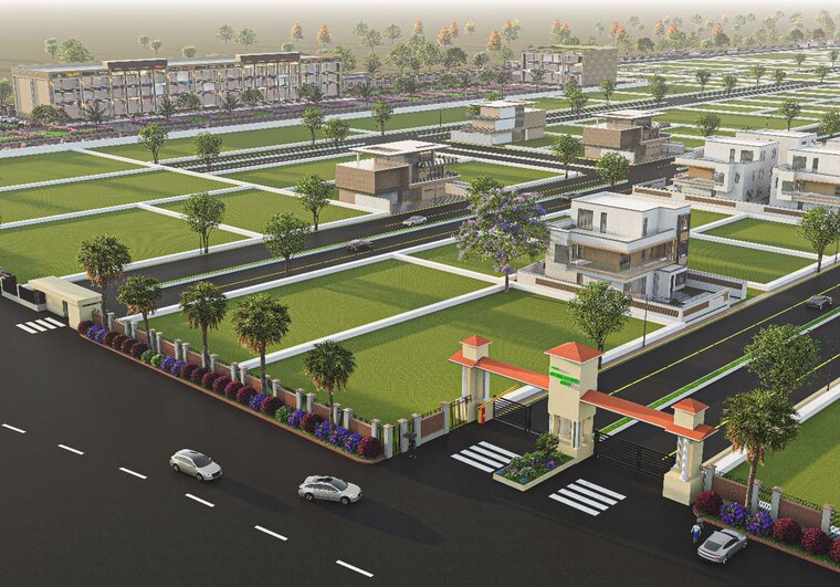 Exterior View, ak-green-park-city  1500 Sq.Ft. Plot In Gosainganj Lucknow 10524749
