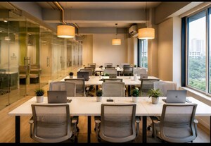 Kitchen in  Office Space at Oberoi Garden Estates, Powai – for Rent