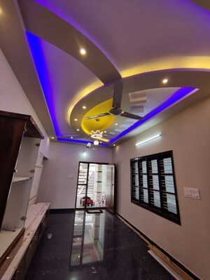 Staircase in 2 BHK Builder Floor at Nri Layout – for Rent