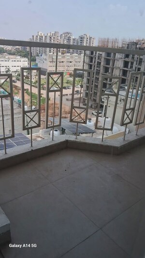 Balcony in 3.5 BHK Apartment at Hermitage Centralis, Vip Road – for Rent