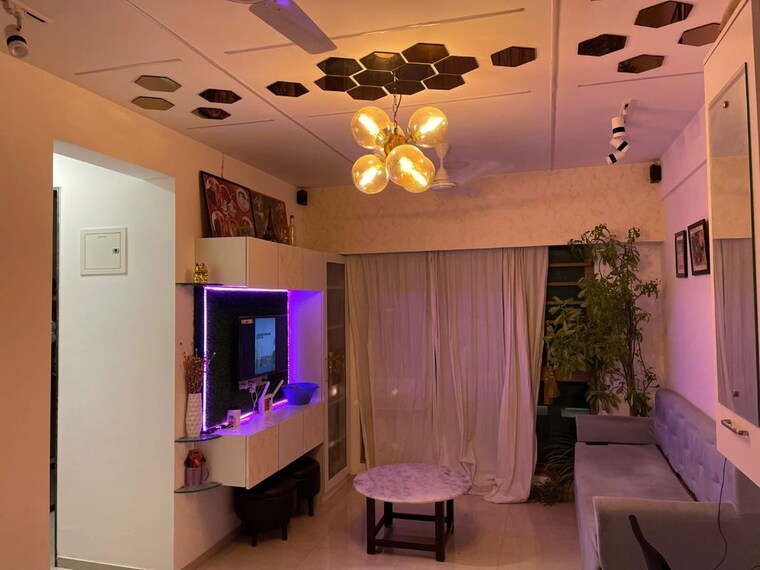Living Room, sheth-vasant-oasis-camelia 1 Bedroom 600 Sq.Ft. Apartment In Andheri East Mumbai 10524879