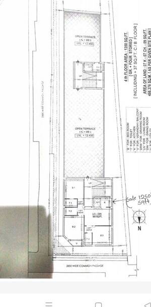3 BHK Builder Floor – Map Location View at Alipore Road - for Sale