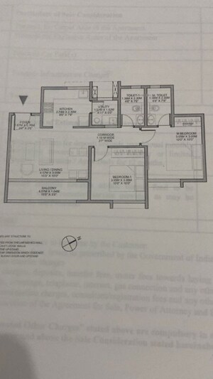 Floor Plan in  Apartment at Godrej Ananda, Bagaluru – for Sale