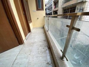 Balcony in 3 BHK Apartment at Chattarpur – for Rent