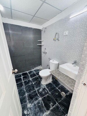 Bathroom in 3 BHK Apartment at Trident Embassy Reso, Sector 1 Greater Noida – for Rent
