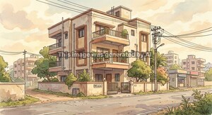  Apartment – Exterior View View at Perne - for Sale